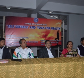 A Three Day Workshop on 'Self Defence' and 'Yoga for Health