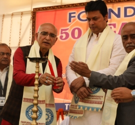 Foundation stone of 150 seats Boys' hostel