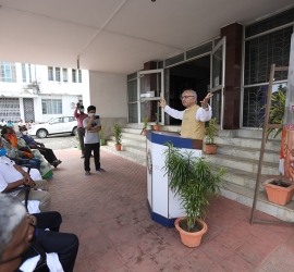 Foundation Day of Tripura University and Mahatma Gandhi's Birthday Celebration