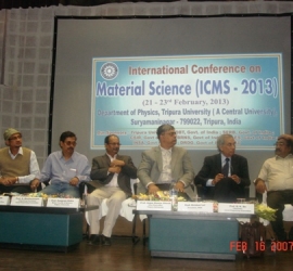 International Conference on Material Science, 2013