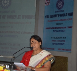 Workshop on Sexual harassment of Women at workplace