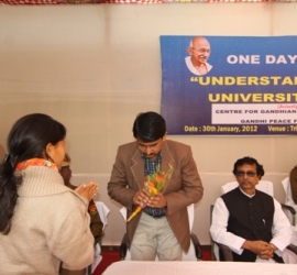 Workshop on understanding Gandhi