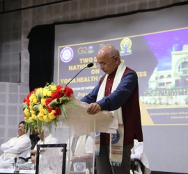 Glimpse of Inaugural function of Two Days Seminar on Yoga Health and Happiness 