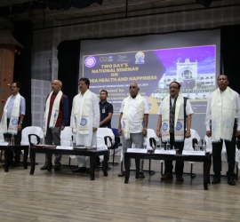 Glimpse of Inaugural function of Two Days Seminar on Yoga Health and Happiness 