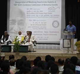 Inauguration of weeklong swachchata Saptaha and 150th Birth centenary celebration of Mahatma Gandhi